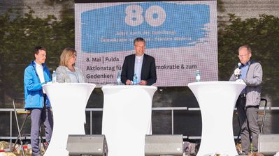 Zum 80. Jahrestag des Kriegsendes in Europa und der Befreiung vom Nationalsozialismus hat das Bistum Fulda am Donnerstag (8. Mai) ein Zeichen für Frieden, Freiheit und demokratische Teilhabe gesetzt.